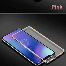 Load image into Gallery viewer, 10D Curved Edge Aluminum Alloy Tempered Glass for iPhone X XS MAX 11 12 Pro Max mini 6 6S 7 8 Plus Full Cover Screen Protector  Titanium Alloy Metal Edge Full Coverage Front Tempered Glass Screen Protector for iPhone
