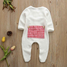 将图片加载到图库查看器，Newborn Baby Boy Girl Long Sleeve  Cotton Romper Jumpsuit Playsuit One Pieces Baby Clothes 0-9M In Famous Holidays Pajamas Style
