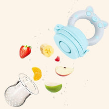 将图片加载到图库查看器，Silicone Baby Pacifier Feeder Cartoon Animal Infant Nipple Holder Newborn Fruit pacifier Tetine Silicona Nipple Bit
