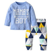 Load image into Gallery viewer, Newborn Baby Boy Clothes Set Long Sleeve Letter Like A Boss T-shirt , Pants Infant Clothing Set For Baby
