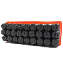 Load image into Gallery viewer, Letter &amp; Number Stamp Punch Set - Hardened Steel for Metal, Wood, Leather (A-Z, 0-9)

