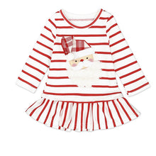Load image into Gallery viewer, Baby Girls Long Sleeve Stripe  Christmas   Outfits Dress For Girls Clothes Unique Design Excellent Look

