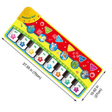 Load image into Gallery viewer, Musical Mat With Animal Voice Baby Piano Playing Carpet Music Game Instrument Toys Early Educational Toys For Kids
