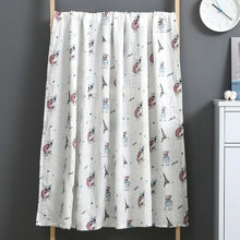 Load image into Gallery viewer, Muslin 100% Cotton Baby Swaddles Soft Newborn Blankets Bath Gauze Infant Wrap Sleep sack Stroller .
