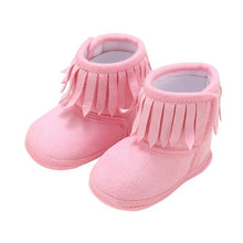 Load image into Gallery viewer, Cute Baby Infants Shoes Dot Knitting Boots Casual Non-slip Soft Soled Walking Shoes
