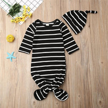 Load image into Gallery viewer, Cute Baby Sleeping Bags Newborn Infant Swaddle Wrap Envelope Baby Blanket Striped Swaddling Wrap Sleep Sack
