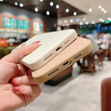 将图片加载到图库查看器，Trendy Slim Leather Case with Full Protection Luxury Leather Textured Case for iPhone 11 12 13 Soft Shockproof Cover Leather Case Compatible with iPhone 12 13 Pro Max Elegant Phone Case
