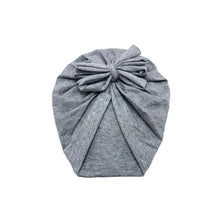 Load image into Gallery viewer, Luxury Modern Baby Headband Hat Bowknot Print Cotton Stretchy Turban Headband Infant Head Wrap Beanie Hat  For Babies and Kids
