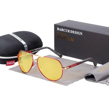 Load image into Gallery viewer, Luxury Elegent Original Night Vision Glasses Luxury Brand Night Driving Glasses For Women and Men With UV400 Protection
