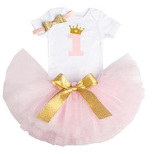 Load image into Gallery viewer, Modern Unicorn Party Girls Tutu Dress Toddler Kids Clothes Baby 1st Birthday Outfits For Girls
