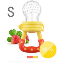 将图片加载到图库查看器，Silicone Baby Pacifier Feeder Cartoon Animal Infant Nipple Holder Newborn Fruit pacifier Tetine Silicona Nipple Bit
