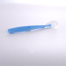 Load image into Gallery viewer, New Candy Color Baby Soft Silicone Spoons Feeding Dishes Tableware  Flatware Children Food  Feeding Tools
