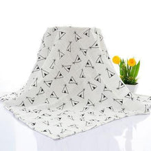 Load image into Gallery viewer, Muslin 100% Cotton Baby Swaddles Soft Newborn Blankets Bath Gauze Infant Wrap Sleep sack Stroller .
