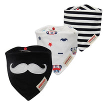 将图片加载到图库查看器，Cartoon Cotton Newborn Baby Boys and Girls Bibs Baby Towel Scarf Children Cravat Infant Kids Scarf
