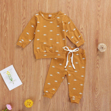 Load image into Gallery viewer, Newborn Boy Long Sleeve Bear Infant Hoodie Pant Tracksuit Set Pajamas For Kids In Bear Deisgn
