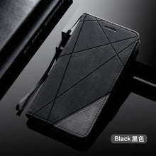 Load image into Gallery viewer, Magnetic Leather Case For iPhone 14 13 12 Mini 11 Pro Max XS XR 7 8 6 6S Plus SE 2023 Luxury Wallet Flip Card Holder Stand Cover Leather Wallet Case Magnetic Buckle Flip Folio Cover For iPhone
