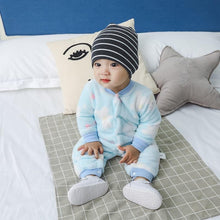 Load image into Gallery viewer, Newborn Baby Clothes Dinosaur Print Baby Boy Romper Warm Infant Soft Fleece Jumpsuit For Winter
