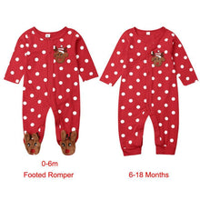 Load image into Gallery viewer, My First Christmas Baby Boy Girl Rompers Newborn Infant Baby Cartoon Deer Red Jumpsuit 0-18M For Girls and Boys For Christmas
