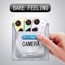 将图片加载到图库查看器，Camera Lens Tempered Glass For iPhone 12 11 Pro Max 12 Mini Full Cover Camera Ring Protector Sticker On iPhone12 Anti Scratch Camera Lens Protector 9H HD Camera Tempered Glass
