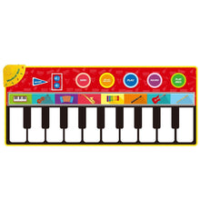 Load image into Gallery viewer, Big Size Music Piano Carpets &amp; 8 Instruments Guitar Accordion Violin Sounds  Musical Play Mat Educational Toy For Kids
