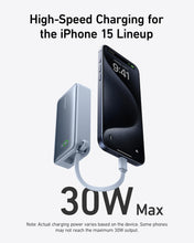 将图片加载到图库查看器，Anker Nano Power Bank (30W, Built-In USB-C Cable)
