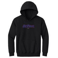 将图片加载到图库查看器，DePaul Blue Demons Wordmark WHT

