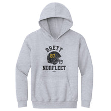 将图片加载到图库查看器，Brett Norfleet College Helmet Font
