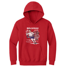 将图片加载到图库查看器，Jean Beliveau Montreal Throwback WHT
