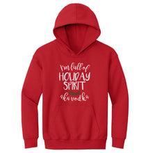 Load image into Gallery viewer, Christmas I'm Full Of Holiday Spirit WHT
