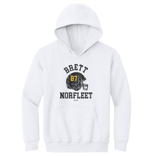 将图片加载到图库查看器，Brett Norfleet College Helmet Font
