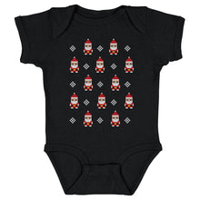 Load image into Gallery viewer, Christmas 8-bit Santas WHT
