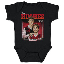 Load image into Gallery viewer, Luke Hughes &amp; Jack Hughes New Jersey Step Brothers WHT
