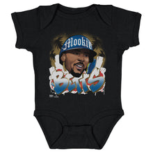 将图片加载到图库查看器，Mookie Betts Los Angeles D Graffiti WHT
