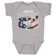 Load image into Gallery viewer, Jack Hughes New Jersey American Flag WHT
