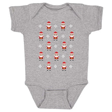 Load image into Gallery viewer, Christmas 8-bit Santas WHT
