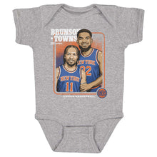 Load image into Gallery viewer, Jalen Brunson &amp; Karl-Anthony Towns New York Knicks Step Brothers WHT
