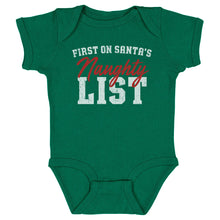 Load image into Gallery viewer, Christmas First On Santa's Naughty List WHT
