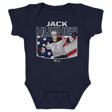 Load image into Gallery viewer, Jack Hughes New Jersey American Flag WHT
