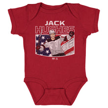 Load image into Gallery viewer, Jack Hughes New Jersey American Flag WHT
