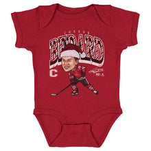 将图片加载到图库查看器，Connor Bedard Chicago Cartoon Santa Hat WHT
