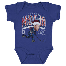 将图片加载到图库查看器，Connor McDavid Edmonton Cartoon Santa Hat WHT
