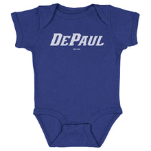 Load image into Gallery viewer, DePaul Blue Demons Wordmark White WHT
