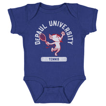 Load image into Gallery viewer, DePaul Blue Demons Mascot Tennis WHT
