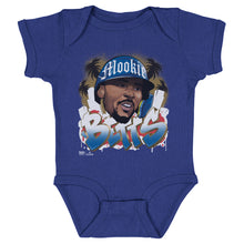 将图片加载到图库查看器，Mookie Betts Los Angeles D Graffiti WHT

