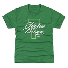 Load image into Gallery viewer, Jaylen Brown Boston Number Script WHT
