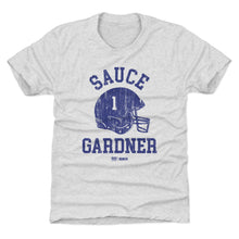 将图片加载到图库查看器，Sauce Gardner Indianapolis Helmet Font
