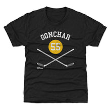 将图片加载到图库查看器，Sergei Gonchar Pittsburgh 55 Sticks WHT
