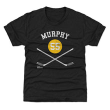 将图片加载到图库查看器，Larry Murphy Pittsburgh 55 Sticks WHT
