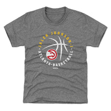 将图片加载到图库查看器，Jalen Johnson Atlanta Hawks Player Ball WHT
