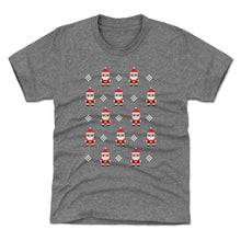 Load image into Gallery viewer, Christmas 8-bit Santas WHT
